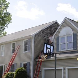 Mark Stephan Painting - Power washing in progress