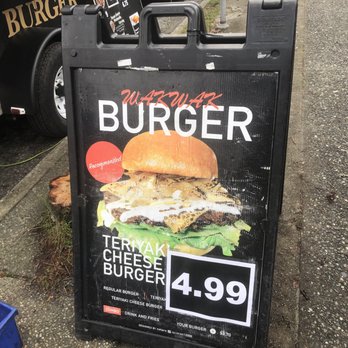 Wakwak Burger - $5 teriyaki burger special~ - Burgers Near Me - Vancouver, British Columbia Wakwak Burger - $5 teriyaki burger special~ - Burgers Near Me - Vancouver, British Columbia