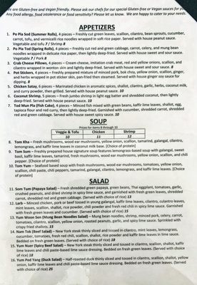 Menu photo 6 Thai Ginger Bistro Appleton, WI