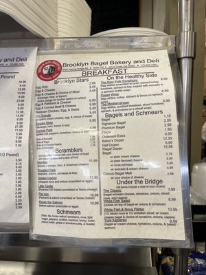 Menu photo 4 Brooklyn Bagel Bakery Deli Johns Creek, GA
