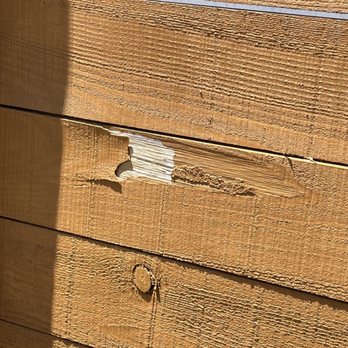 J&W Lumber - One year old rotting fence board installed by Larry's Fence (multiple layers of stain were applied on both sides weeks after Installation). - Fences & Gates Near Me - Chula Vista, California J&W Lumber - One year old rotting fence board installed by Larry's Fence (multiple layers of stain were applied on both sides weeks after Installation). - Fences & Gates Near Me - Chula Vista, California