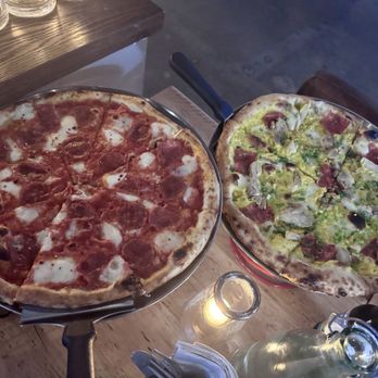 Gordon Ramsay Street Pizza - Pepperoni and corn + chorizo pies - Pizza Near Me - Washington, DC, District of Columbia Gordon Ramsay Street Pizza - Pepperoni and corn + chorizo pies - Pizza Near Me - Washington, DC, District of Columbia