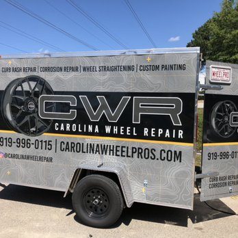Carolina Wheel Repair - Carolina Wheel Repair mobile unit servicing one of our customers in Raleigh - Wheel & Rim Repair Near Me - Raleigh, North Carolina Carolina Wheel Repair - Carolina Wheel Repair mobile unit servicing one of our customers in Raleigh - Wheel & Rim Repair Near Me - Raleigh, North Carolina