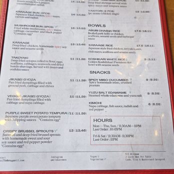Mr. Taka Ramen - Menu - Ramen Near Me - New York, New York