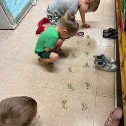 The Cole Academy - Kapolei - A little mystery, a lot of learning  Students followed green footprints, building curiosity, creativity, and problem-solving. Cole Academy