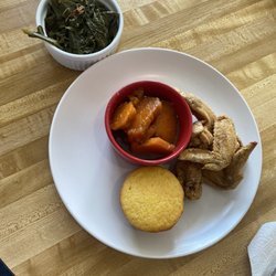 Mama Bond’s Soul Food Kitchen - Collard greens. Sweet potatoes. Fried chicken wings.