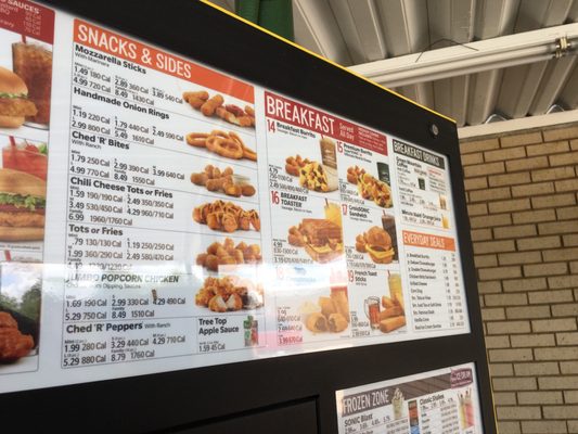 Menu photo 3 Sonic Drive-In Abilene, TX