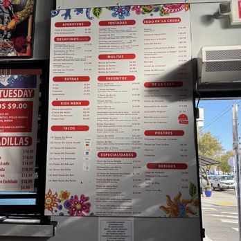 Todo Pa' La Cruda - Menu - Mexican Near Me - San Diego, California