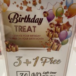 Buffet 101 - Birthday treat promo
