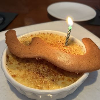 Embers - Crème brûlée w Embers cookie - Sushi Bars Near Me - Cincinnati, Ohio