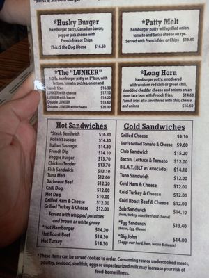 Menu photo 4 Cutthroat Cafe Bailey, CO