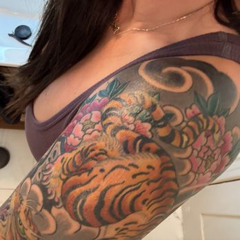 Otzi Tattoo Company - Japanese traditional tiger - Tattoo Near Me - Redlands, California