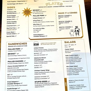 Salt + Smoke - Menu as of 9/2026 - Barbeque Near Me - Kirkwood, Missouri Salt + Smoke - Menu as of 9/2026 - Barbeque Near Me - Kirkwood, Missouri