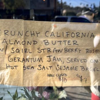 Courage Bagels - Menu. Special item - Bagels Near Me - Los Angeles, California