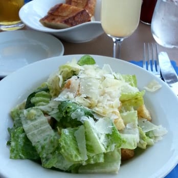 The Trident - Caesar Salad, minus anchovies. Peach Bellini. - Seafood Near Me - Sausalito, California The Trident - Caesar Salad, minus anchovies. Peach Bellini. - Seafood Near Me - Sausalito, California