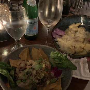 Morla - Octopus and Shrimp Ceviche Platter, Pinot Gris and Pear Pasta - Peruvian Near Me - Bay Harbor Islands, Florida Morla - Octopus and Shrimp Ceviche Platter, Pinot Gris and Pear Pasta - Peruvian Near Me - Bay Harbor Islands, Florida