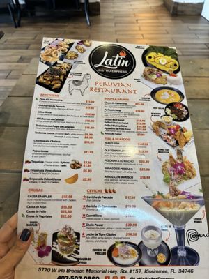 Menu photo 2 Latin Bistro Express Kissimmee, FL Menu photo 2 Latin Bistro Express Kissimmee, FL