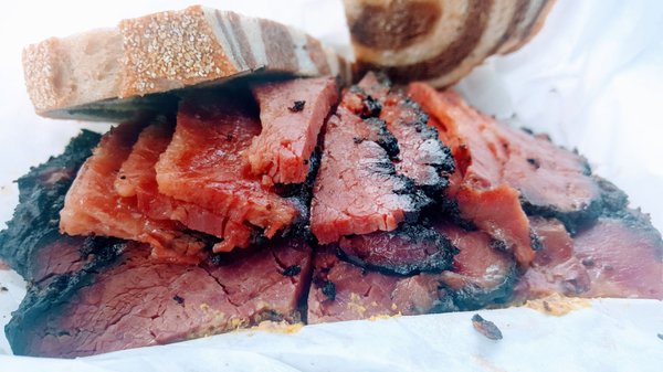 Photo of Dingfelder's Delicatessen - Seattle, WA, US. Generous serving of succulent hot pastrami, Ding style (6/6/22)