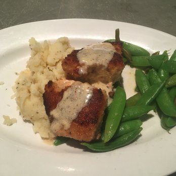 Fish City Grill - Horseradish crusted salmon - Seafood Near Me - Allen, Texas Fish City Grill - Horseradish crusted salmon - Seafood Near Me - Allen, Texas