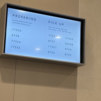 Heytea - Pickup area - Bubble Tea Near Me - Sunnyvale, California