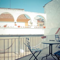 Hostel Portalegre - O Patio do Hostel Portalegre
