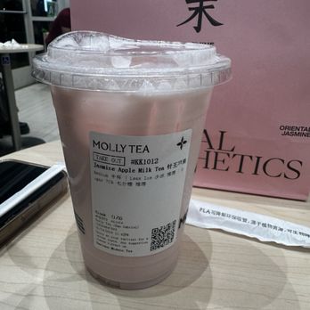 Molly Tea - Jasmine, Apple milk tea - Bubble Tea Near Me - San Gabriel, California