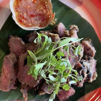 Yum Salut - Lao Grilled Beef Platter - Laotian Near Me - Los Angeles, California Yum Salut - Lao Grilled Beef Platter - Laotian Near Me - Los Angeles, California