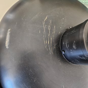 Royal Moving And Storage - Pendant light scratched and dented because they never wrapped it when loading and storing it. - Self Storage Near Me - Henderson, Nevada Royal Moving And Storage - Pendant light scratched and dented because they never wrapped it when loading and storing it. - Self Storage Near Me - Henderson, Nevada