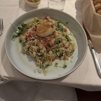 Cafe Mezzanotte - Scallops Risotto - Italian Near Me - Severna Park, Maryland Cafe Mezzanotte - Scallops Risotto - Italian Near Me - Severna Park, Maryland