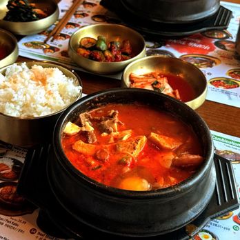 Youngdong Tofu House - T2. Beef & Seafood Tofu Soup - Asian Fusion Near Me - Rancho Cucamonga, California