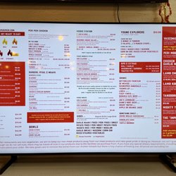 Vasco's Peri Peri -Arlington Heights - Menu on TV