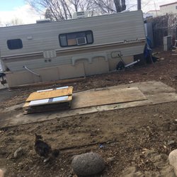 Empty rv space $455 plus plus plus No wifi nothing cat shit under those boards Nasty