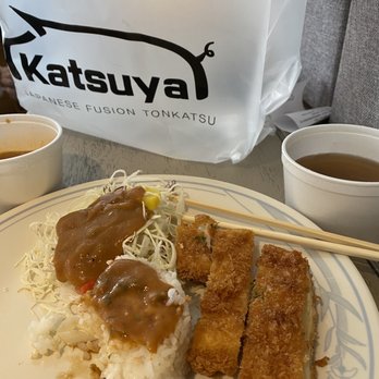 Katsuya - Rice, chicken Katsu with original sauce and miso soup - Japanese Near Me - Mississauga, Ontario Katsuya - Rice, chicken Katsu with original sauce and miso soup - Japanese Near Me - Mississauga, Ontario