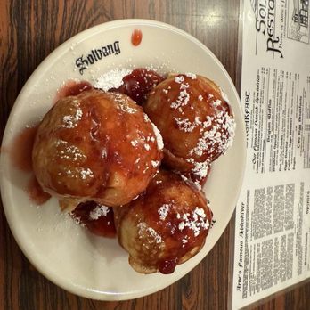Solvang Restaurant - Aebleskivers. Delicious! - Scandinavian Near Me - Solvang, California