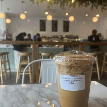 Micco Cafe - Decaf brown sugar, oat milk, espresso - Taiwanese Near Me - Bayside, New York