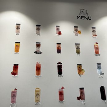 Bearology - Half of the menu - Bubble Tea Near Me - Schaumburg, Illinois