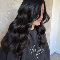 Meraki Salon and Spa - Butterfly cut with face framing for long hair