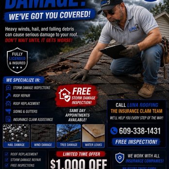 Luna Exteriors - Roofing Near Me - Pleasantville, New Jersey