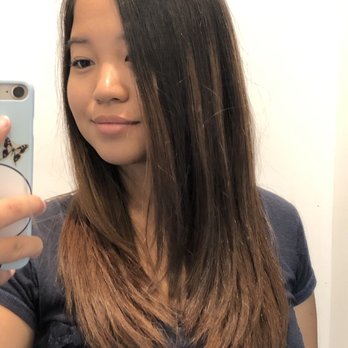 TK Salon - After~ (these selfies dont do my hair justice lol but I like how my haircut turned out) - Hair Stylists Near Me - Tarzana, California