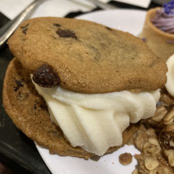 Hollywood & Vine - Made an ice cream cookie sandwich! - American Near Me - Lake Buena Vista, Florida