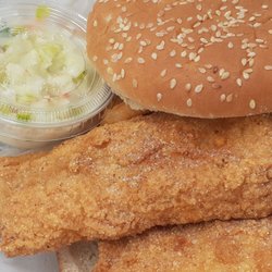 Hook Fish and Chicken - Cod sandwich platter.  :)