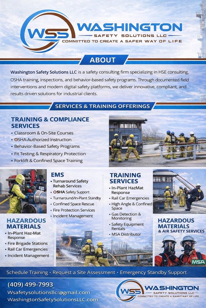 Washington Safety Solutions - safety consultant in Rosharon, TX