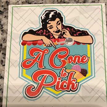 A Cone To Pick - a woman sitting at a table - Ice Cream & Frozen Yogurt Near Me - Canton, Georgia