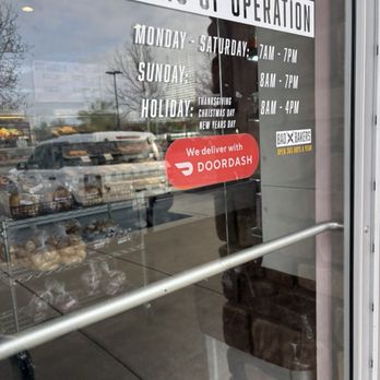 Bad Bakers-Folsom - Hours of operation posted on their door. 3/2025 - Bakeries Near Me - Folsom, California