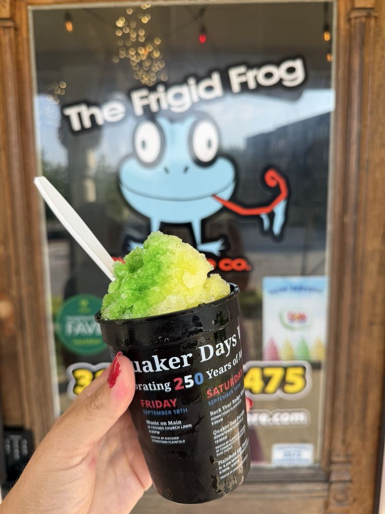 The Frigid Frog Logo