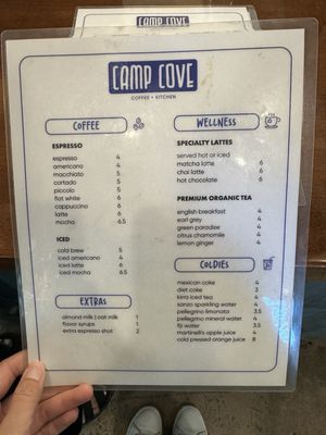 Menu photo 3 Camp Cove Sacramento, CA