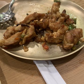 Chai Lan - Deep fried chicken in hot pepper sauce (not spicy) - Chinese Near Me - Irvine, California