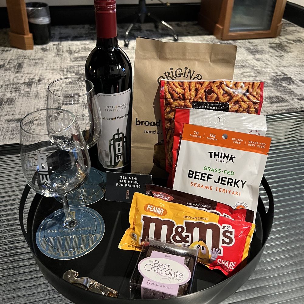 Bottleworks Hotel - Snacks (Part of Mini Bar) - Hotels Near Me - Indianapolis, Indiana