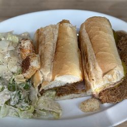 Parlay - Cuban sandwich and Caesar Salad