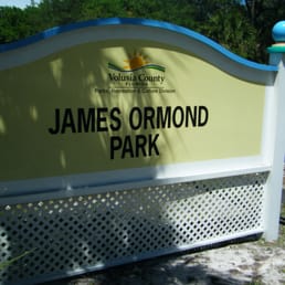 A big sign for a little park.